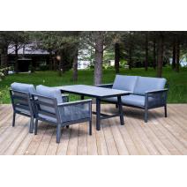  "Сан Ремо" комплект садовый для лаунж-зоны серый, фото 2 