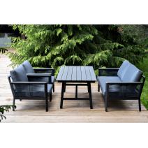  "Сан Ремо" комплект садовый для лаунж-зоны серый, фото 4 