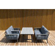  "Сан Ремо" комплект садовый для лаунж-зоны серый, фото 6 