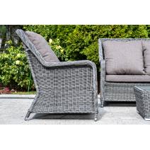  "Гляссе" лаунж-зона из искусственного ротанга, цвет графит, фото 7 