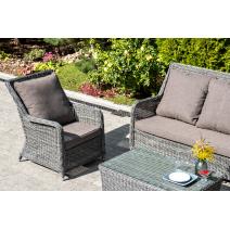  "Гляссе" лаунж-зона из искусственного ротанга, цвет графит, фото 8 