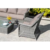  "Гляссе" лаунж-зона из искусственного ротанга, цвет графит, фото 9 