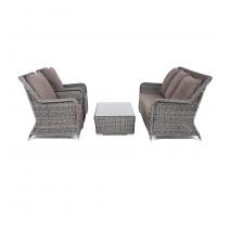  "Гляссе" лаунж-зона из искусственного ротанга, цвет графит, фото 19 