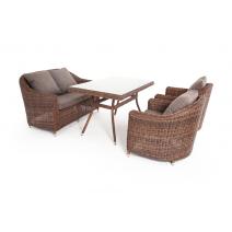  "Кон Панна" обеденная группа плетеная, цвет коричневый, фото 1 