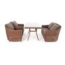  "Кон Панна" обеденная группа плетеная, цвет коричневый, фото 4 