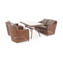  "Кон Панна" обеденная группа плетеная, цвет коричневый, фото 5 