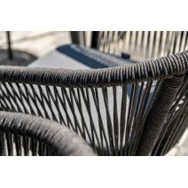  "Малага" обеденная группа на 6 персон со стульями "Марсель", каркас темно-серый, роуп темно-серый, фото 11 