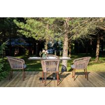  "Каффе Дабл" обеденная группа на 4 персоны, цвет "дуб", фото 3 