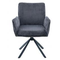  Стул DikLine 6827 т.к Серая Velo 13, опоры черные, фото 5 