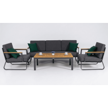  Лаунж зона ЭСТИВО T с трехместным диваном - маренго, фото 4 