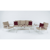  Лаунж зона ФЕСТА бежевая с трехместным диваном, фото 6 