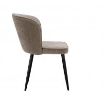  Стул DikLine 347 P03/L03 бежевый, ножки черные, фото 4 