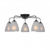  Люстра V4500-9/5PL, 5xE14 макс. 40Вт, плафон ПП, фото 2 