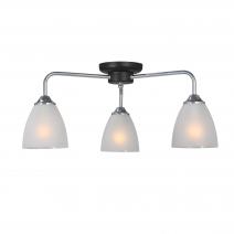  Люстра V4952-9/3PL, 3xE14 макс. 40Вт, плафон ПП, фото 2 