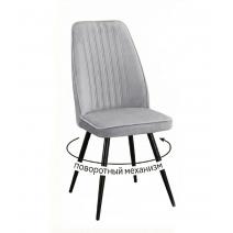  Стул DikLine 327 поворотный B22 GREY, ножки черные, фото 1 