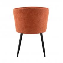  Стул DikLine 347 P09/L05 терракотовый, ножки черные, фото 2 