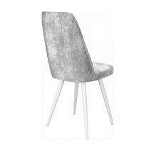  Стул DikLine 327 поворотный M13 светло-серый, ножки белые, фото 2 