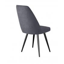  Стул DikLine 327 поворотный B28 ANTRACITE, ножки черные, фото 4 