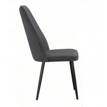  Стул DikLine 327 поворотный B28 ANTRACITE, ножки черные, фото 3 