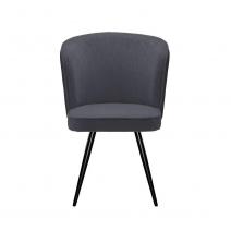  Стул DikLine 348 поворотный P15/L15 серый, ножки черные, фото 2 