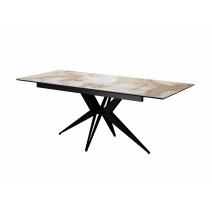  Стол DikLine DKS140 керамика PANDORA глянец, подстолье черное, опоры черные (2уп.), фото 7 