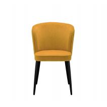  Стул DikLine 347 P08/L07 горчица, ножки черные, фото 4 