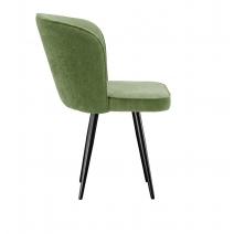  Стул DikLine 348 поворотный P10/L08 зеленый, ножки черные, фото 3 