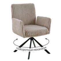  Стул DikLine 6827 т.к Бежевая Velo 30, опоры черные, фото 1 