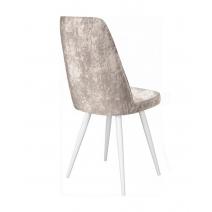  Стул DikLine 327 поворотный M02 бежевый, ножки белые, фото 2 