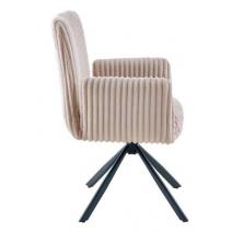  Стул DikLine 6827 т.к Бежевая Velo 30, опоры черные, фото 3 