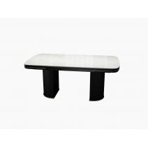  Стол DikLine EKP205 керамика К20 глянец, опоры МДФ черные/золото  (2 уп.), фото 6 