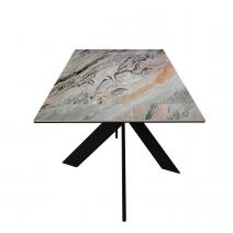  Стол DikLine EKX180, Керамика Venetian Brown Light глянец (К4), опоры черные (2 уп.), фото 5 