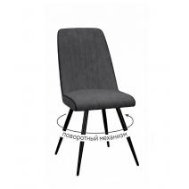  Стул DikLine 324 поворотный B28 ANTRACITE, ножки черные, фото 1 