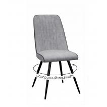  Стул DikLine 324 поворотный B22 GREY, ножки черные, фото 1 