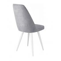  Стул DikLine 327 поворотный B22 GREY, ножки белые, фото 4 