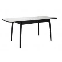  Стол DikLine MK15 Керамика Белый мрамор/подстолье черное/опоры черные, фото 3 