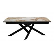  Стол DikLine EKX180, Керамика PANDORA глянец, опоры черные, фото 1 