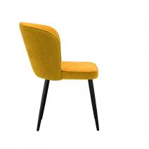  Стул DikLine 347 P08/L07 горчица, ножки черные, фото 3 