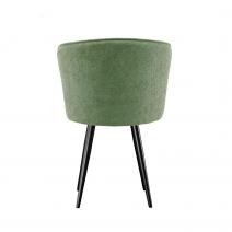  Стул DikLine 348 поворотный P10/L08 зеленый, ножки черные, фото 4 