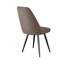  Стул DikLine 327 поворотный B5 LATTE, ножки черные, фото 4 