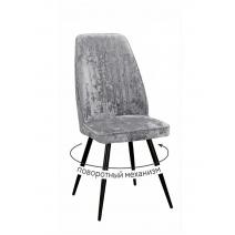  Стул DikLine 327 поворотный M13 светло-серый, ножки черные, фото 1 