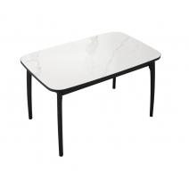  Стол DikLine MK15 Керамика Белый мрамор/подстолье черное/опоры черные, фото 7 