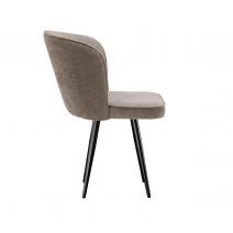  Стул DikLine 348 поворотный P03/L03 бежевый, ножки черные, фото 3 