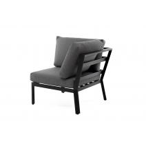  "Париж" модуль диванный алюминиевый угловой, цвет серый, фото 3 