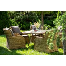  "Эспрессо–150 N" обеденная группа плетеная, цвет соломенный, фото 4 