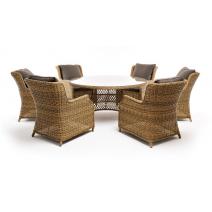  "Эспрессо–150 N" обеденная группа плетеная, цвет соломенный, фото 14 