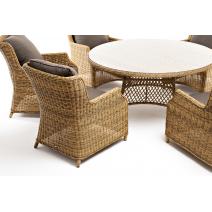  "Эспрессо–150 N" обеденная группа плетеная, цвет соломенный, фото 16 