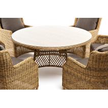  "Эспрессо–150 N" обеденная группа плетеная, цвет соломенный, фото 17 