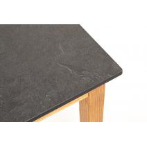  "Канны" журнальный столик из HPL 90х60, H40, основание дуб, цвет столешницы "серый гранит", фото 4 