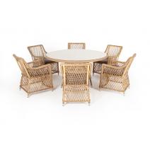  "Эспрессо–150 L" обеденная группа плетеная, цвет соломенный, фото 9 